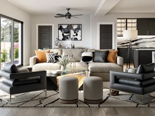 Living Room · Contemporary designed by Isabel