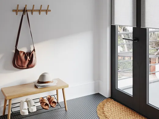Entryway · Midcentury Modern designed by Angie