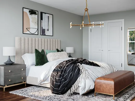 Bedroom · Contemporary designed by Monica