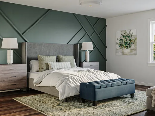 Bedroom · Farmhouse designed by Brookey