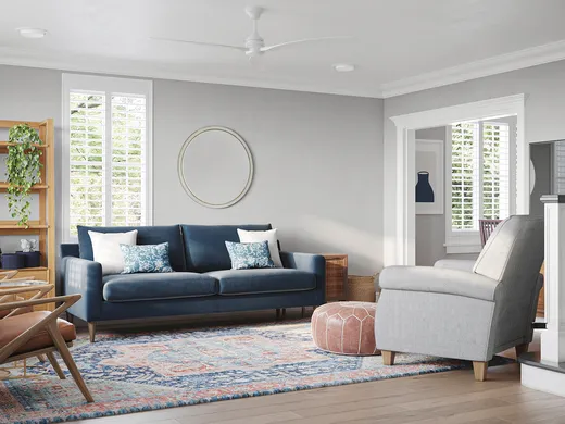 Living Room · Contemporary designed by Virginie
