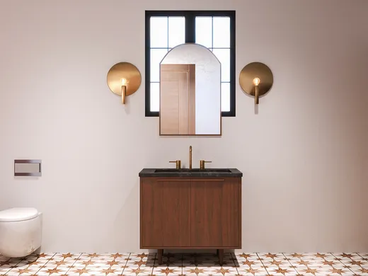Bathroom · Midcentury Modern designed by Autumn