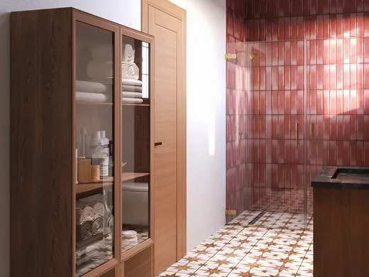 Bathroom · Midcentury Modern designed by Autumn