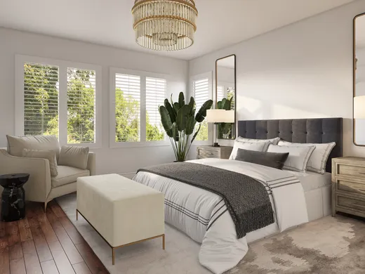 Bedroom designed by Ashley