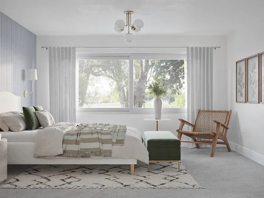 Bedroom · Farmhouse designed by Florencia