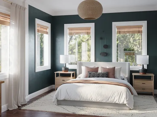 Bedroom designed by Olga