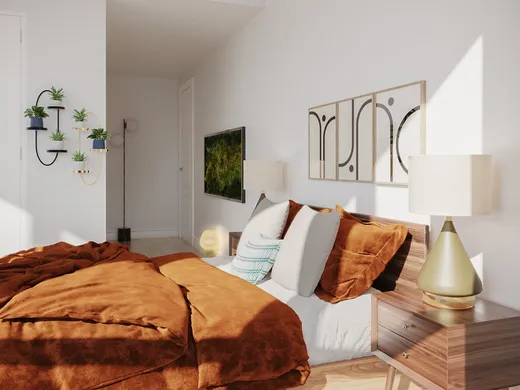 Bedroom · Eclectic designed by Monica