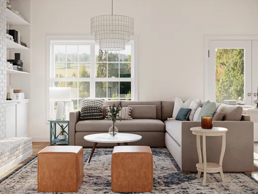 Living Room · Farmhouse designed by Maura