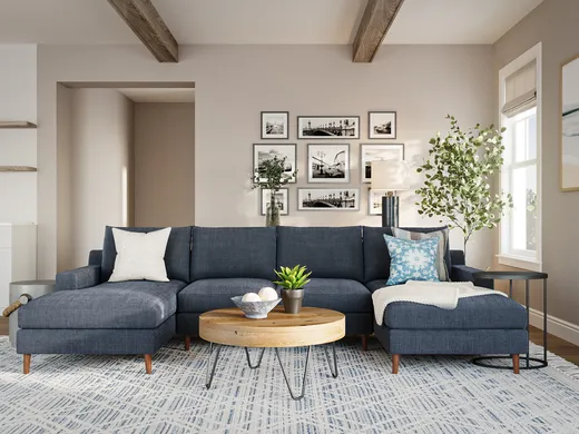 Living Room · Coastal designed by Tracy