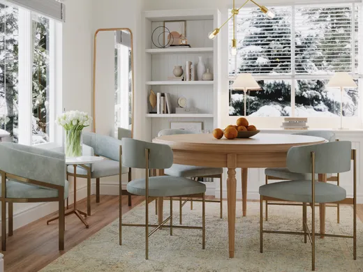 Dining Room · Transitional designed by Florencia