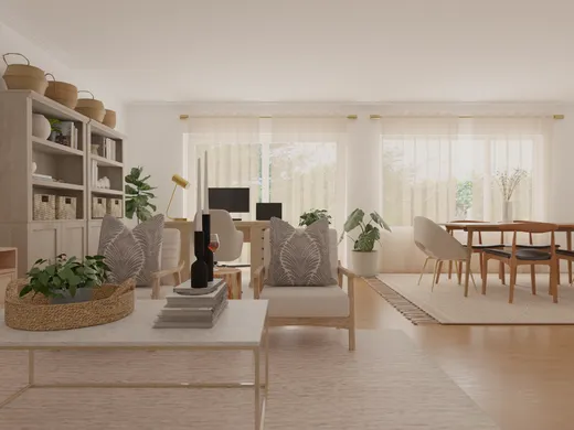 Living Room · Transitional designed by Andrea