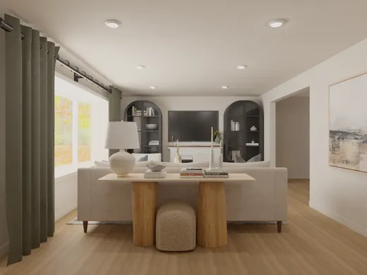 Living Room · Contemporary designed by Angie