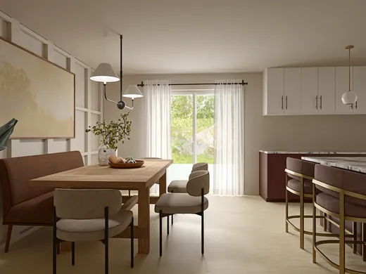 Dining Room · Contemporary designed by Angie