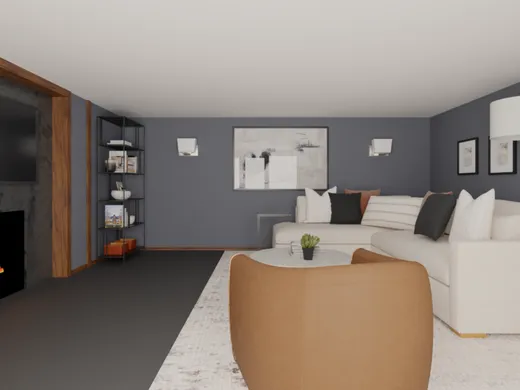 Living Room · Contemporary designed by Abi