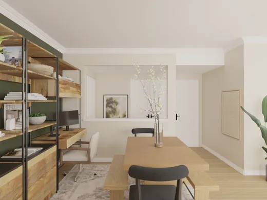 Dining Room · Transitional designed by Tara