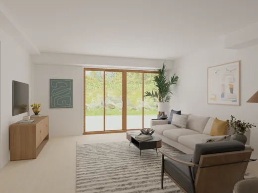 Living Room · Midcentury Modern designed by Angie