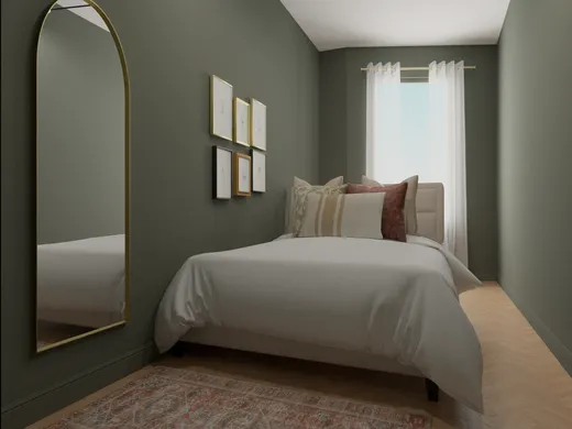 Bedroom · Library designed by Monica