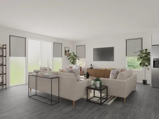Living Room · Contemporary designed by Austin