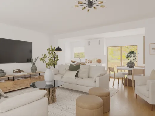 Living Room · Transitional designed by Tara