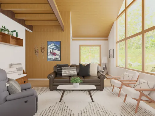 Living Room · Rustic designed by Cristina