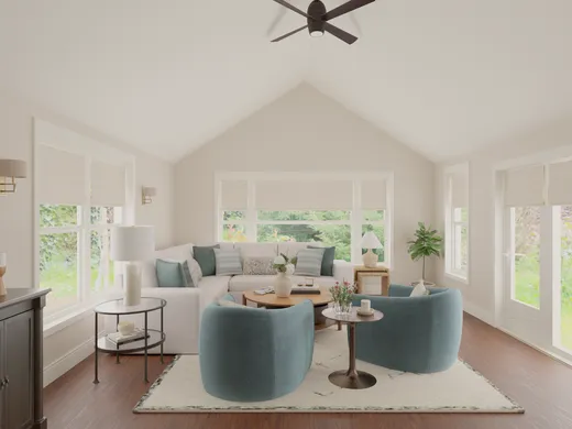 Living Room · Modern designed by Katie