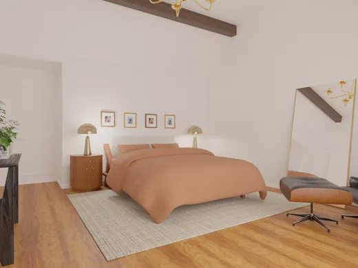 Bedroom designed by Shahana