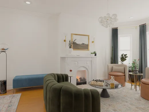 Living Room · Contemporary designed by Katie