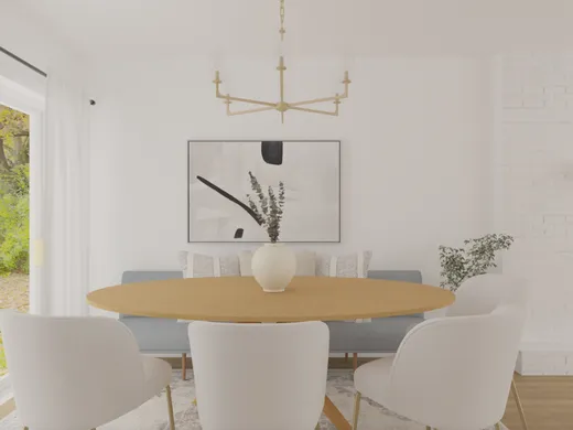 Dining Room · Transitional designed by Tara