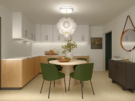 Kitchen · Midcentury Modern designed by Angie