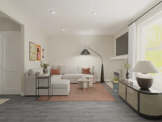 Living Room · Contemporary designed by Shahana