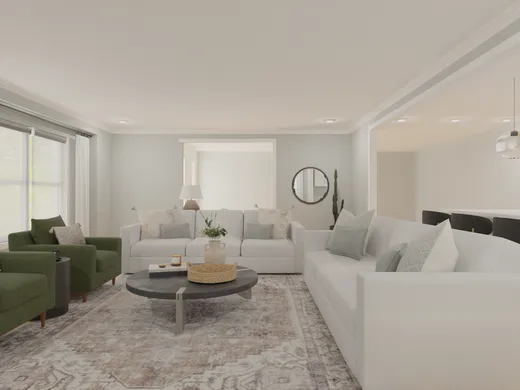 Living Room · Contemporary designed by Katie