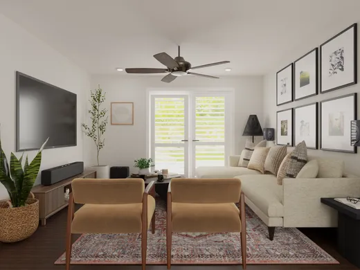Living Room · Transitional designed by Karina