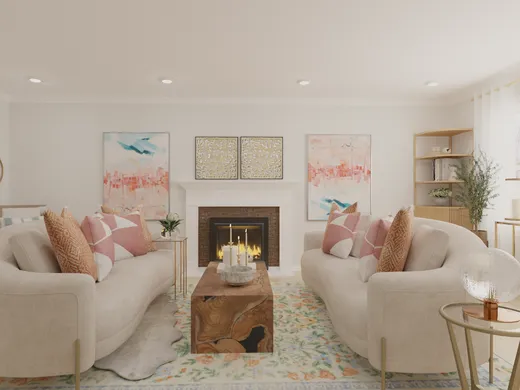 Living Room · Contemporary designed by Cherish-Joie