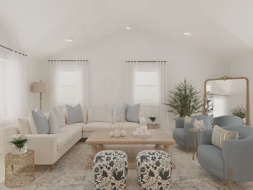 Living Room · Contemporary designed by Cherish-Joie