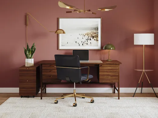 Office · Midcentury Modern designed by Maura