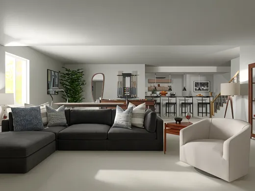 Living Room · Modern designed by Florencia