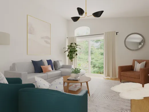 Living Room · Transitional designed by Deyanira
