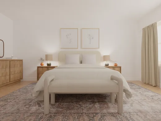 Bedroom · Midcentury Modern designed by Bibi