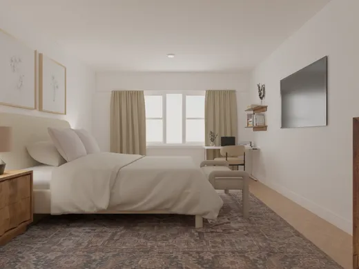 Bedroom · Midcentury Modern designed by Bibi