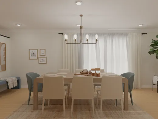 Dining Room · Contemporary designed by Kait