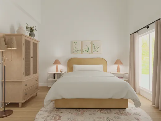 Bedroom designed by Shahana
