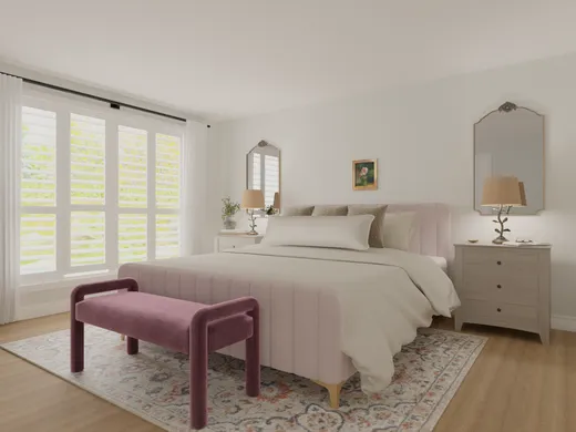 Bedroom designed by Shahana