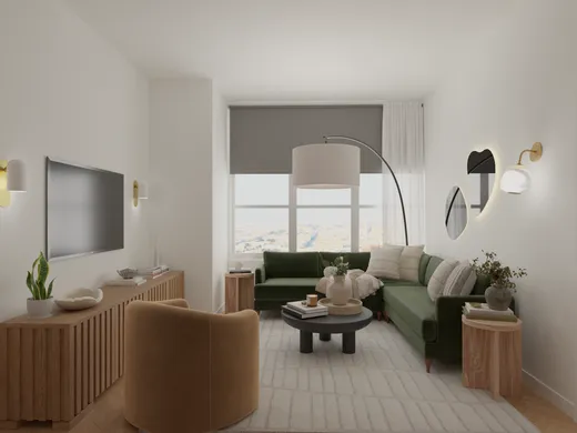 Living Room · Contemporary designed by Angie