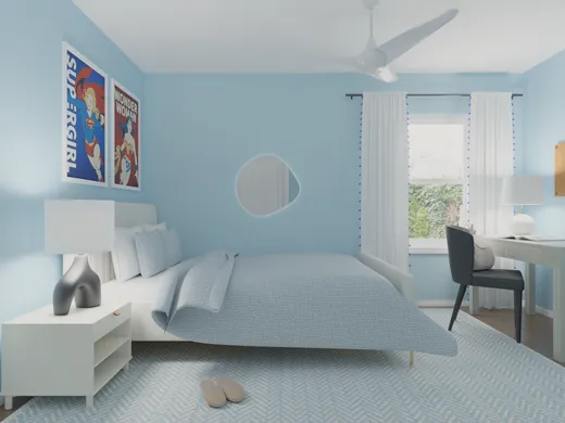 Bedroom · Contemporary designed by Kait