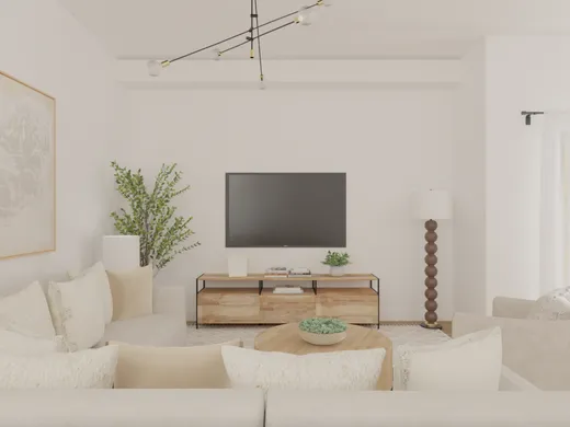 Living Room · Transitional designed by Tara