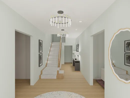 Entryway designed by Cait