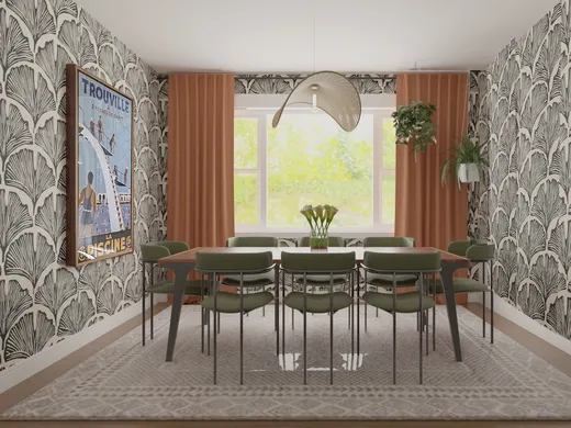 Dining Room · Modern designed by Jennifer