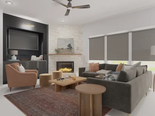 Living Room · Farmhouse designed by Kait