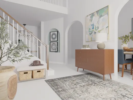 Entryway · Farmhouse designed by Kait