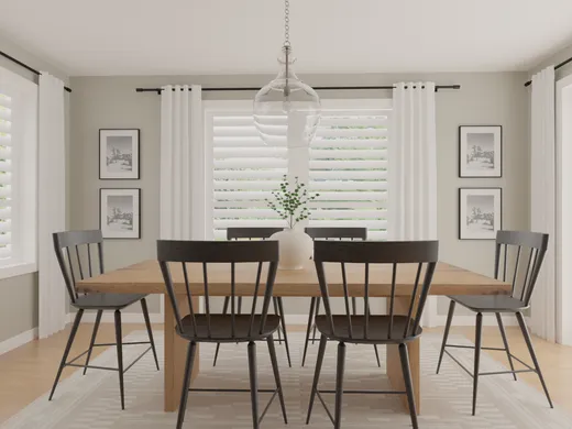 Dining Room · Transitional designed by Caitlin